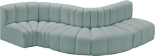 Load image into Gallery viewer, Arc - Faux Leather 5 Piece Modular Sofa
