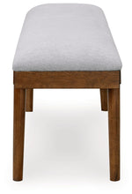 Load image into Gallery viewer, Lyncott - Large Upholstered Dining Room Bench - Gray / Brown
