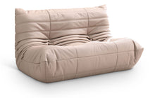 Load image into Gallery viewer, Relax - Vegan Leather 54.75" Upholstered Loveseat - Tan
