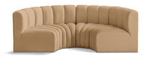 Load image into Gallery viewer, Arc - Velvet 4 Piece U-Shaped Modular Sofa
