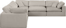 Load image into Gallery viewer, Comfy - 5 Piece Linen Modular Corner Sectional
