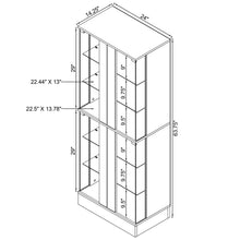 Load image into Gallery viewer, Cabra Curio Cabinet with LED Lighting
