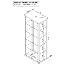 Load image into Gallery viewer, Aero Curio Cabinet with LED Lighting - Ego Home Furniture
