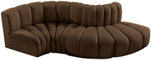 Load image into Gallery viewer, Arc - Velvet 4 Piece L-Shaped Modular Sofa
