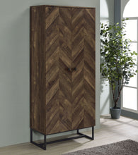 Load image into Gallery viewer, Carolyn 2-door Accent Cabinet Rustic Oak and Gunmetal - Ego Home Furniture
