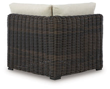 Load image into Gallery viewer, Kimora - Corner With Cushion - Beige / Dark Brown
