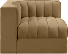 Load image into Gallery viewer, Rummi - Velvet Performance Fabric Upholstered Modular Corner Chair
