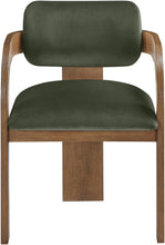 Load image into Gallery viewer, Cedra - Velvet Performance Fabric Upholstered Dining Chair (Set of 2) - Brown Frame
