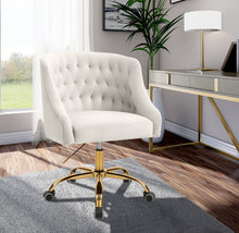 Load image into Gallery viewer, Arden - Office Chair with Gold Legs
