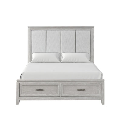 Fiona - 5/0 - 6/6 Queen / Eastern King Rails - Mist Gray