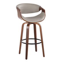 Load image into Gallery viewer, Symphony - Mid Century Modern Fixed Height Barstool With Swivel With Round Footrest (Set of 2)
