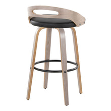 Load image into Gallery viewer, Cassis - Mid Century Modern Fixed Height Barstool With Swivel With Round Footrest (Set of 2)
