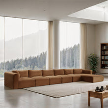 Load image into Gallery viewer, Shaggy - Fabric 6 Piece Modular Sectional With Chaise
