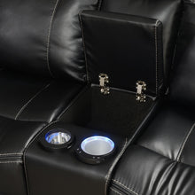 Load image into Gallery viewer, U35 - 3 Piece Power Reclining Sectional (2 Power) - Black
