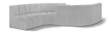 Load image into Gallery viewer, Arc - Boucle Fabric 6 Piece Modular Sofa - Black
