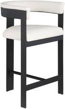 Load image into Gallery viewer, Romeo - Faux Leather Counter Stool With Black Base (Set of 2)
