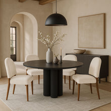 Load image into Gallery viewer, Varinelle - Velvet Dining Chair (Set of 2) - Walnut Frame

