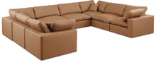 Load image into Gallery viewer, Comfy - 8 Piece Faux Leather Modular Sectional
