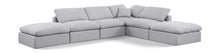 Load image into Gallery viewer, Indulge - Linen 6 Piece Modular Armless Sectional
