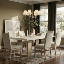 Load image into Gallery viewer, Ananda - 84" Marble Dining Table
