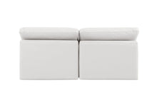 Load image into Gallery viewer, Indulge - Faux Leather 2 Seat Modular Armless Sofa
