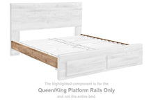 Load image into Gallery viewer, Hyanna - Queen/King Platform Rails - Tan Brown
