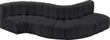 Load image into Gallery viewer, Arc - Faux Leather 5 Piece Modular Sofa
