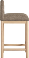 Load image into Gallery viewer, Conrad - Linen Counter Stool With Natural Legs
