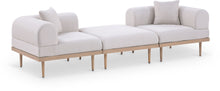 Load image into Gallery viewer, Laguna - 3 Piece 106.5" Outdoor Patio Modular Sofa With Backless Seat
