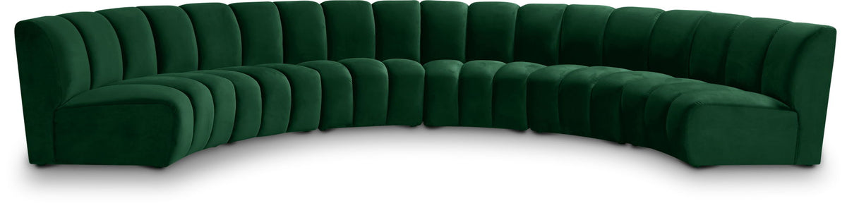 Infinity - 6 Piece Velvet Modular Sectional