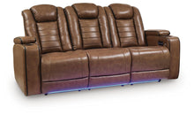 Load image into Gallery viewer, Gruaro - Power Reclining Sofa With Adjustable Headrest - Amber
