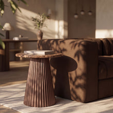 Load image into Gallery viewer, Cindra - Genuine Marble Top And Iron Base Table
