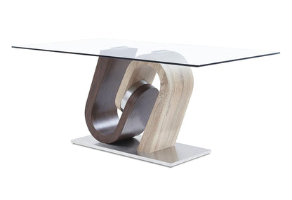 D4126 - Dining Table Base - Silver