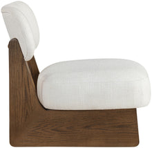 Load image into Gallery viewer, Vetra - Linen Textured Fabric Upholstered Accent Chair With Brown Base
