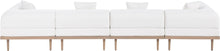 Load image into Gallery viewer, Laguna - 4 Piece Resilient Water Resistant Fabric 142" Upholstered Outdoor Patio Modular Sofa
