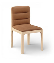 Load image into Gallery viewer, Ellis - Vegan Leather Upholstered Dining Chair (Set of 2) - Natural Base

