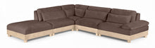 Load image into Gallery viewer, Turin - Chenille Fabric Upholstered Modular Sectional - Brown
