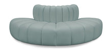 Load image into Gallery viewer, Arc - Faux Leather 4 Piece Modular Sofa
