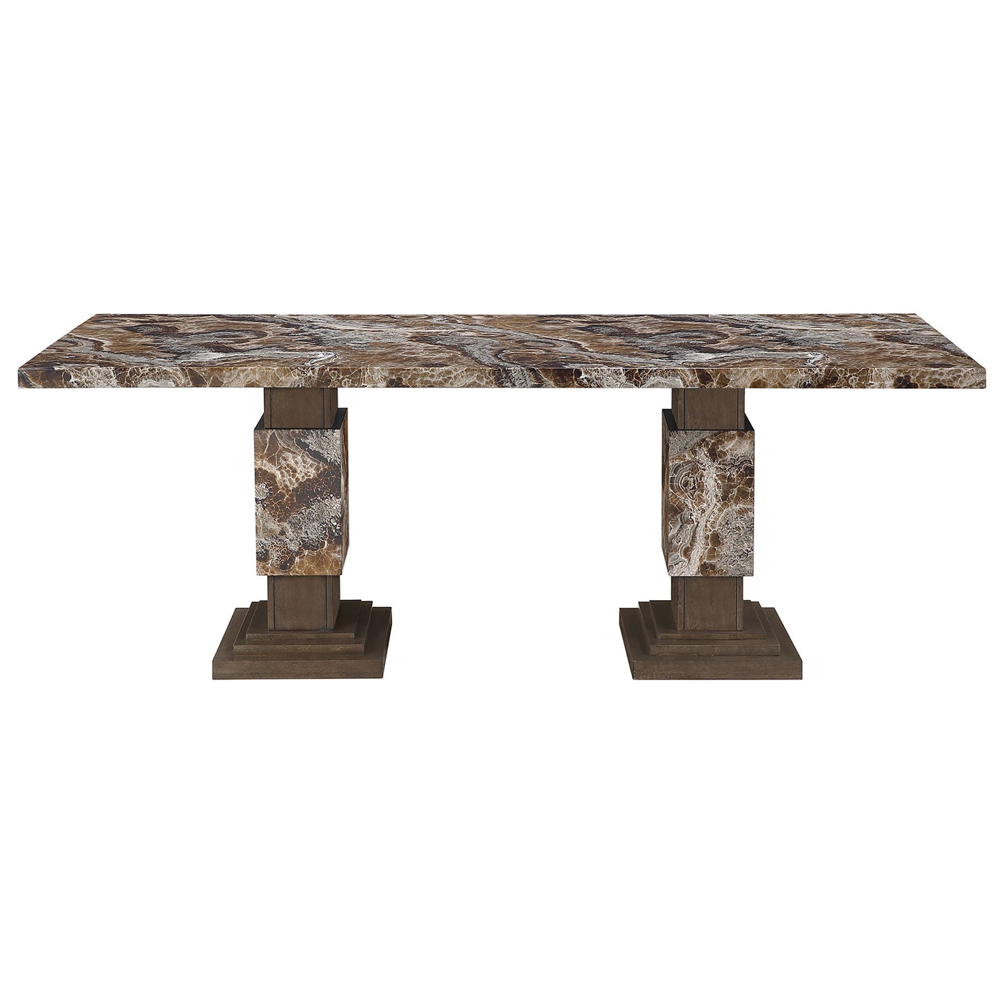 D12DT - Dining Table Base - Brown