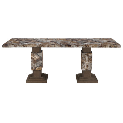 D12DT - Dining Table - Brown