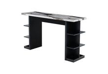 Load image into Gallery viewer, D3232 - Console Sofa Table - Beige / Black
