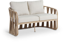 Load image into Gallery viewer, San Pietro - Resilient Waterproof Fabric 60.5" Upholstered Outdoor Patio Loveseat
