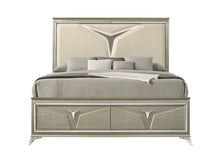 Load image into Gallery viewer, Galaxy Home Samantha King Bed in Silver image

