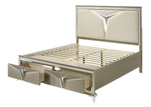 Load image into Gallery viewer, Galaxy Home Samantha King Bed in Silver
