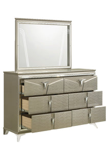 Galaxy Home Samantha Dresser in Silver - Ego Home Furniture