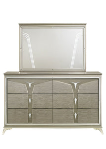Galaxy Home Samantha Dresser in Silver - Ego Home Furniture