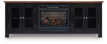 Load image into Gallery viewer, Wildenauer - 76" TV Stand With Electric Fireplace
