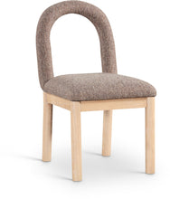 Load image into Gallery viewer, Conrad - Linen Dining Chair With Natural Legs
