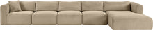 Load image into Gallery viewer, Shaggy - Fabric 5 Piece Modular Sectional With Chaise
