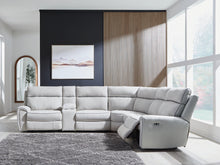 Load image into Gallery viewer, Social Pointe Reclining Sectional with Storage Console
